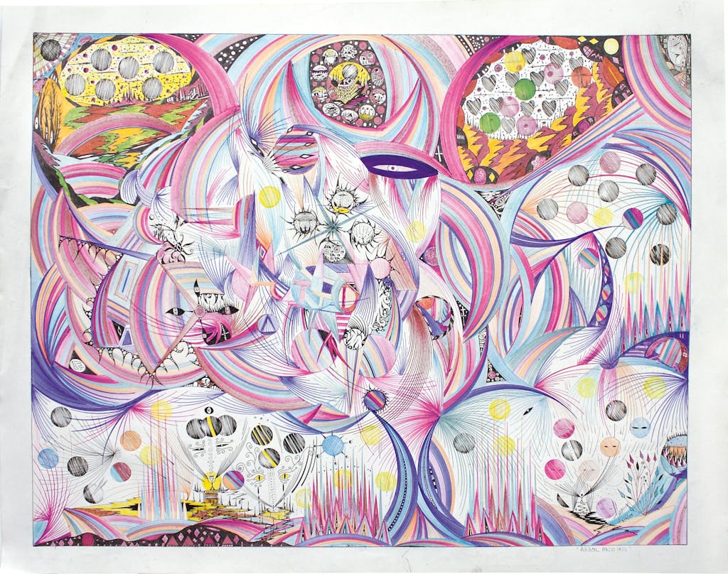 Arbol Arco Iris - © christian berst — art brut