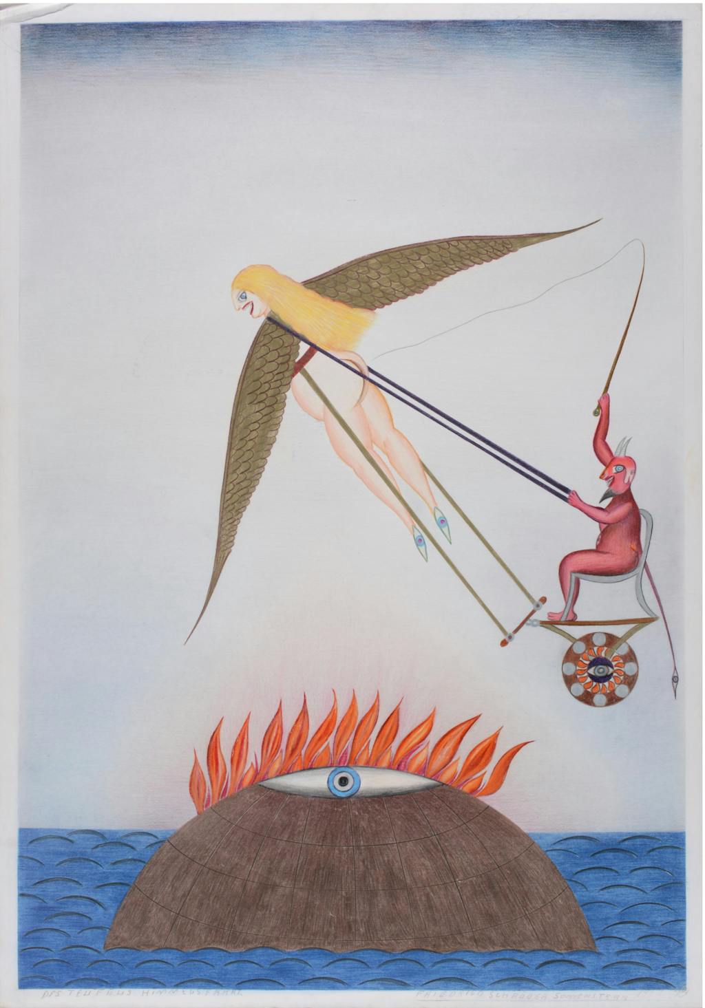 Ascension of the Devil - © christian berst — art brut
